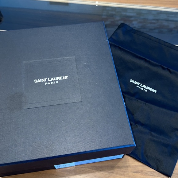 SAINT LAURENT BLACK SUEDE MOCCASIN BOOTIES 38 - Picture 2 of 7